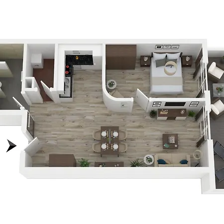 Magelan - 5 Sterne Mit Balkon Fuer 3 Personen